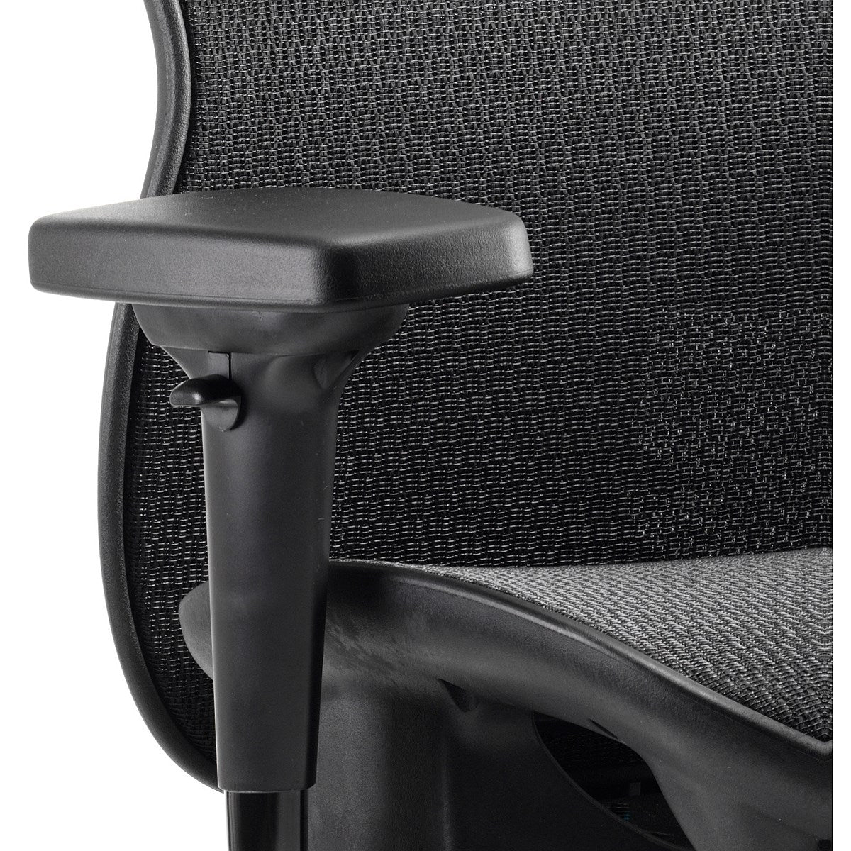 Stealth Shadow Ergo Mesh Posture Chair, Headrest, Height Adjustable Arms, Black