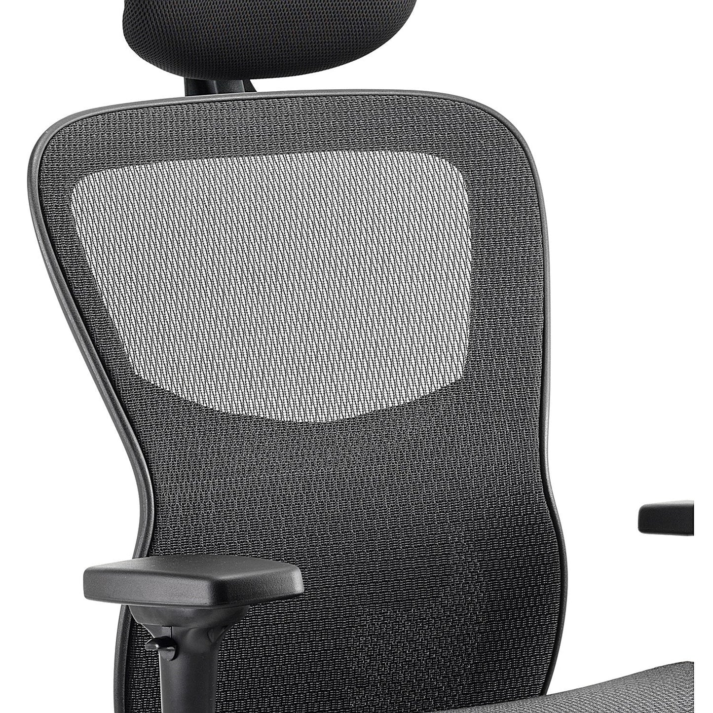 Stealth Shadow Ergo Mesh Posture Chair, Headrest, Height Adjustable Arms, Black Easy2Order : KC0159
