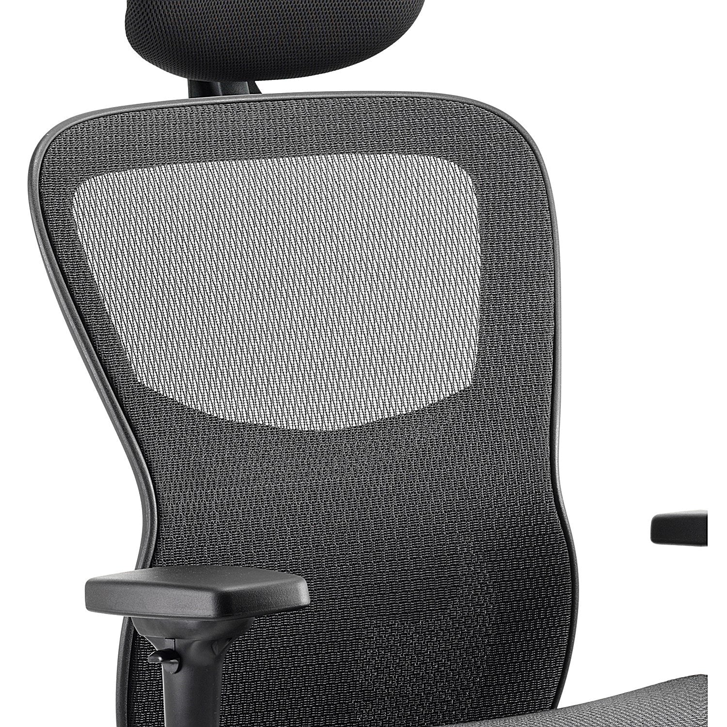 Stealth Shadow Ergo Mesh Posture Chair, Headrest, Height Adjustable Arms, Black Easy2Order : KC0159
