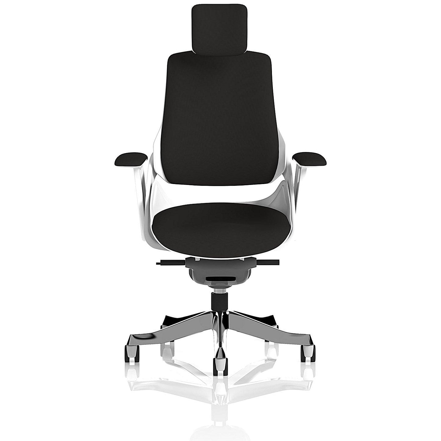Zure Executive Chair, Headrest, Height Adjustable Arms, Black