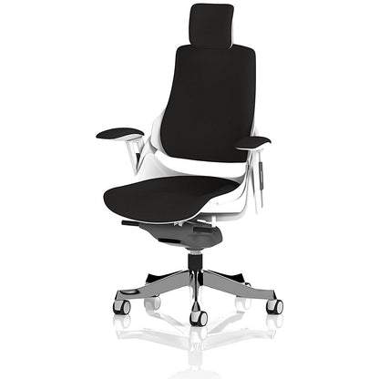 Zure Executive Chair, Headrest, Height Adjustable Arms, Black Easy2Order : KC0161