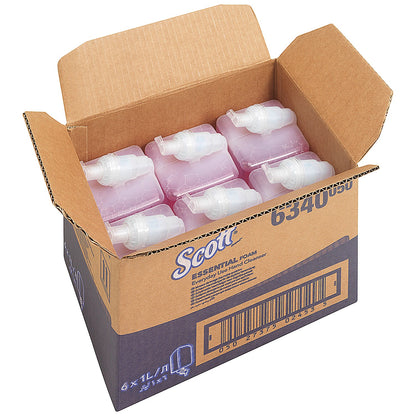 Scott Aqua Foam Hand Wash Refill, 1 Litre, Pack of 6