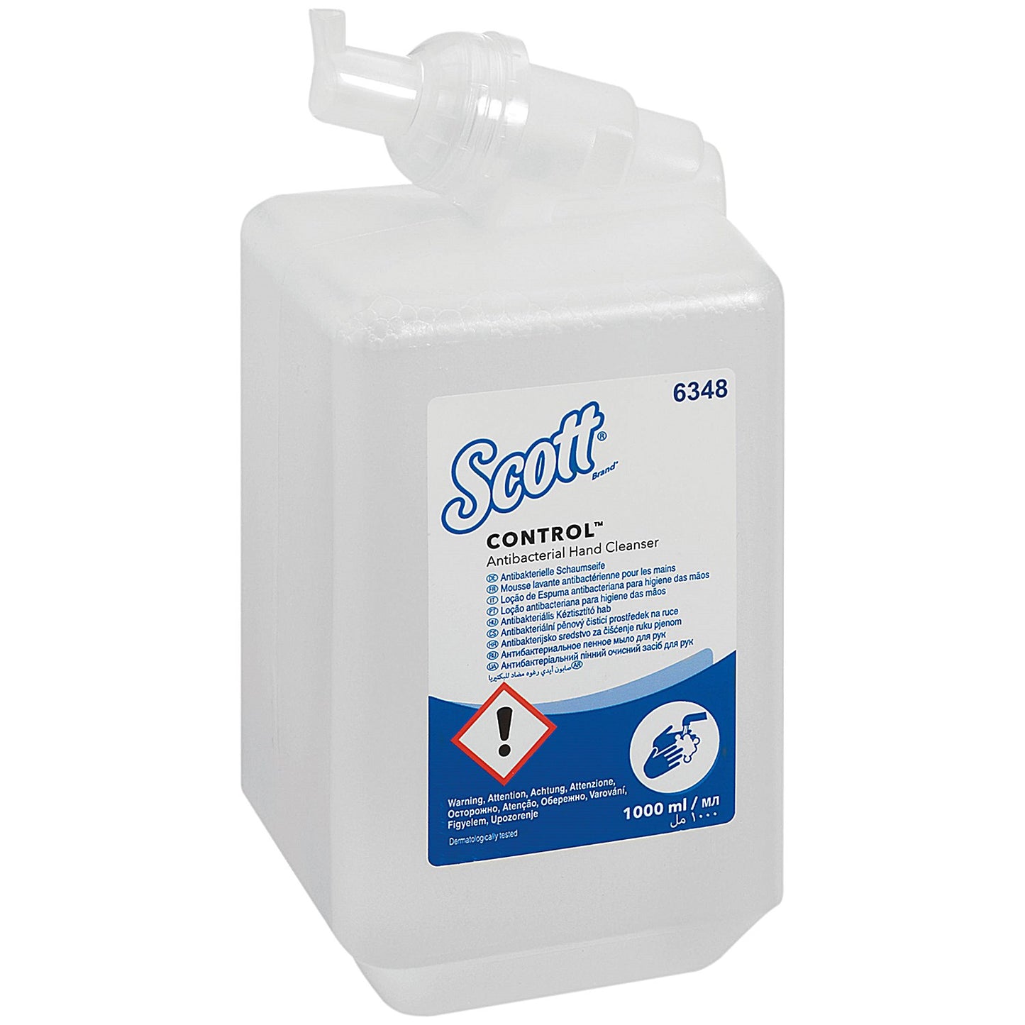 Scott Antibacterial Foam Hand Wash Cartridge, 1 Litre, Pack of 6