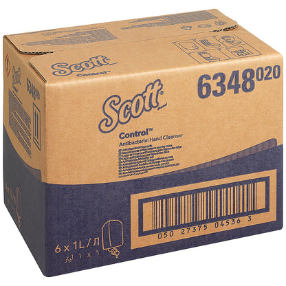 Scott Antibacterial Foam Hand Wash Cartridge, 1 Litre, Pack of 6