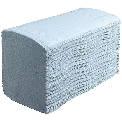 Scott Control 1-Ply V-Fold Paper Hand Towels, Blue, Pack of 3600