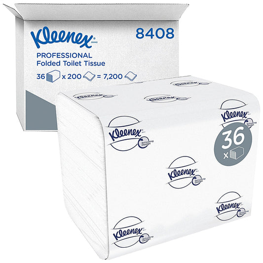 Kleenex Ultra Toilet Tissue, 2-Ply, 200 Sheet, Pack of 36 Easy2Order : KC02514