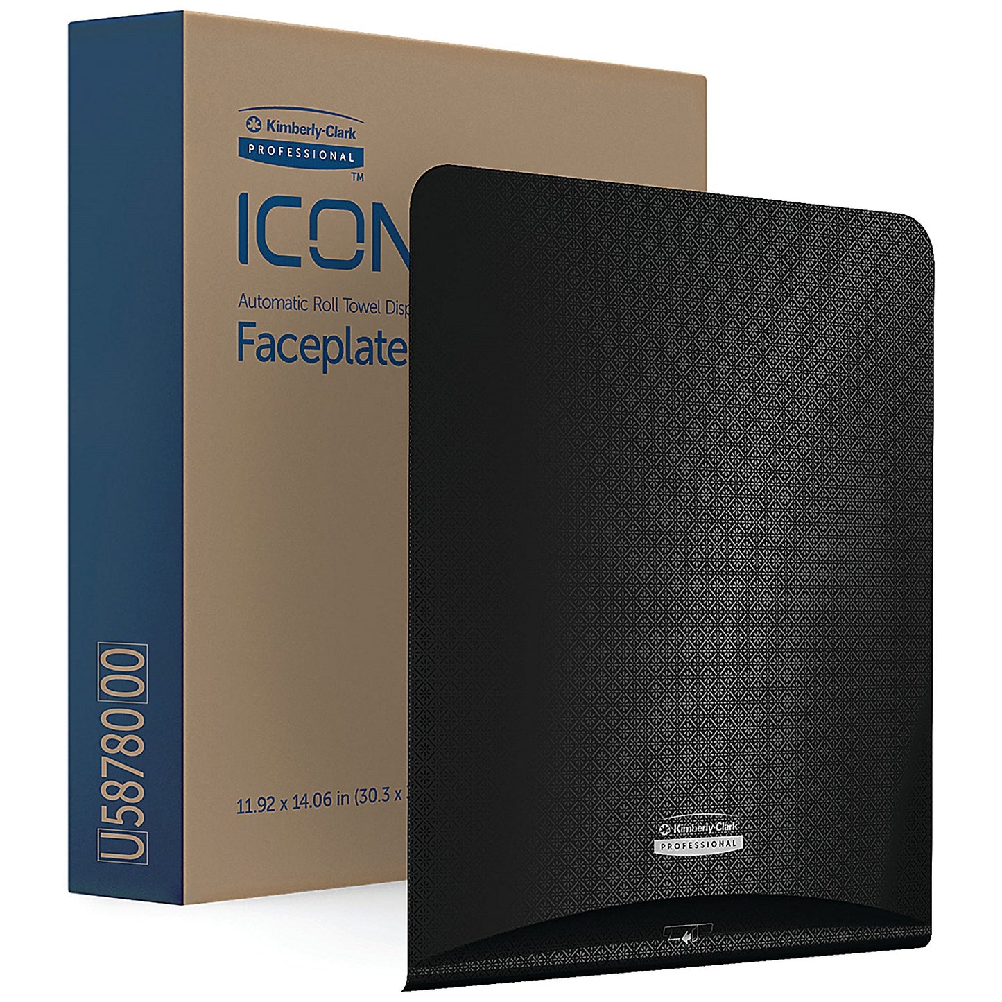 Kimberly Clark Icon Faceplate For Automatic Rolled Hand Towel Dispenser Black Mosaic
