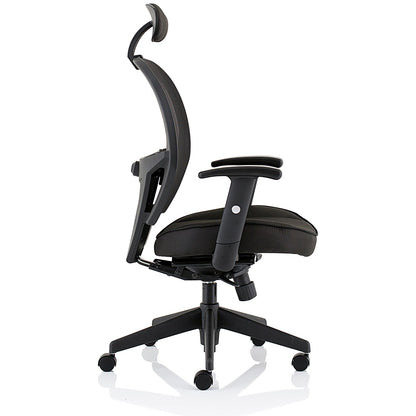 Amaze Chair, Headrest, Height Adjustable Arms, Black