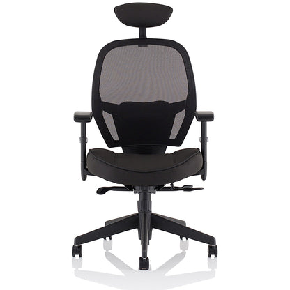Amaze Chair, Headrest, Height Adjustable Arms, Black