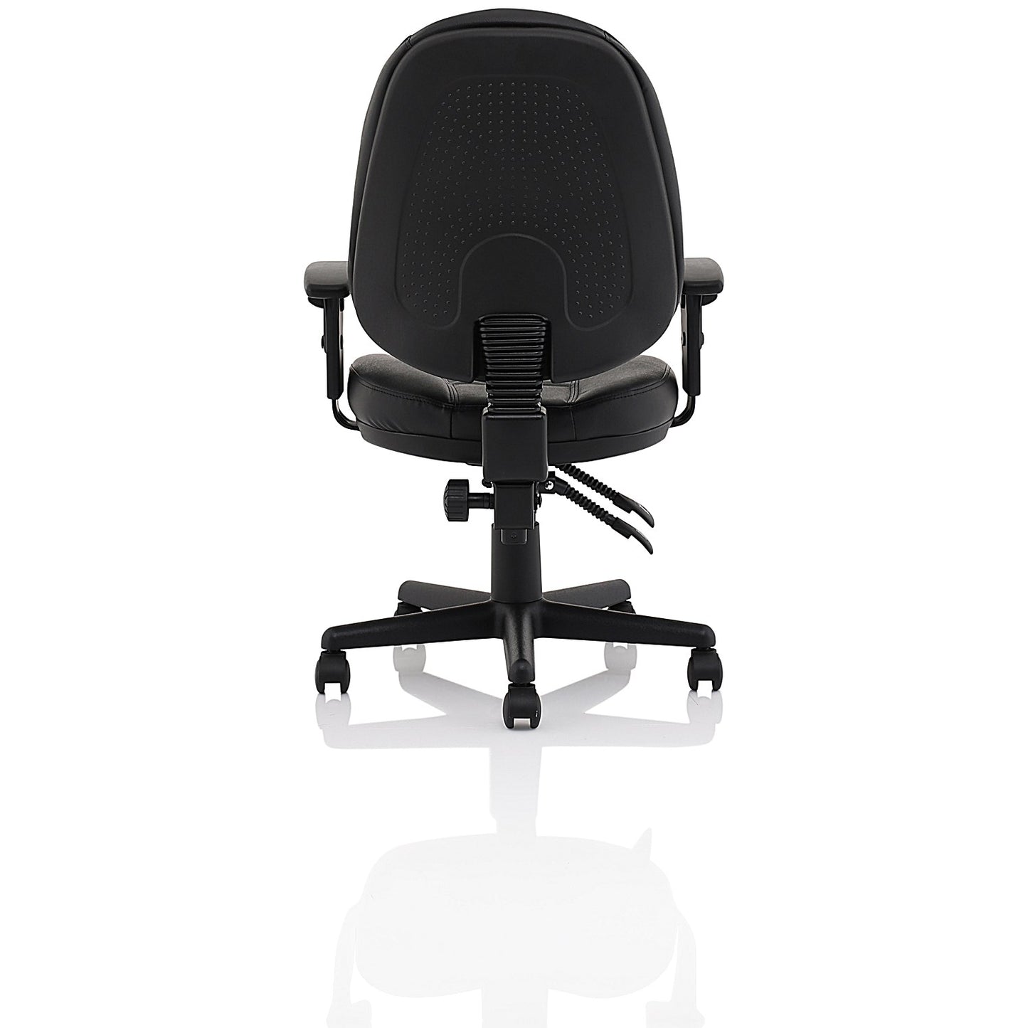 Jackson High Back Executive Chair, Height Adjustable Arms, Black