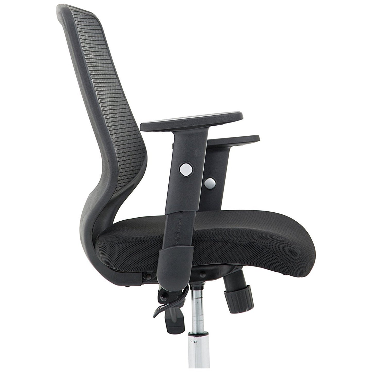 Relay Task Black Mesh Back, Operator Chair, Height Adjustable Arms, Black