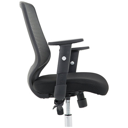 Relay Task Black Mesh Back, Operator Chair, Height Adjustable Arms, Black