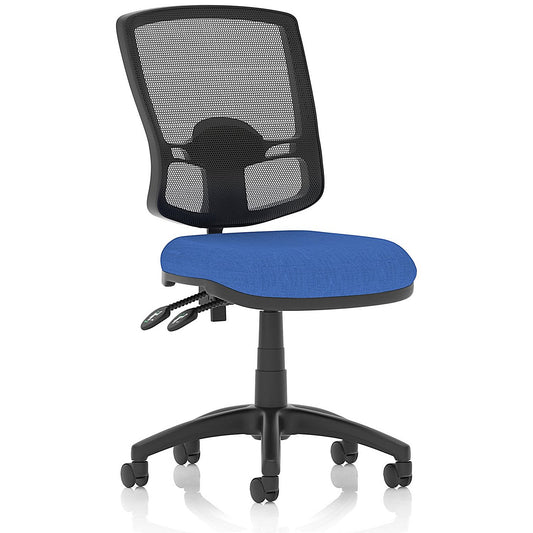 Eclipse Plus II Deluxe Mesh Back Operator Chair, Blue