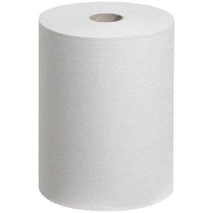 Scott 1-Ply Slimroll Towel Roll, White, Pack of 6