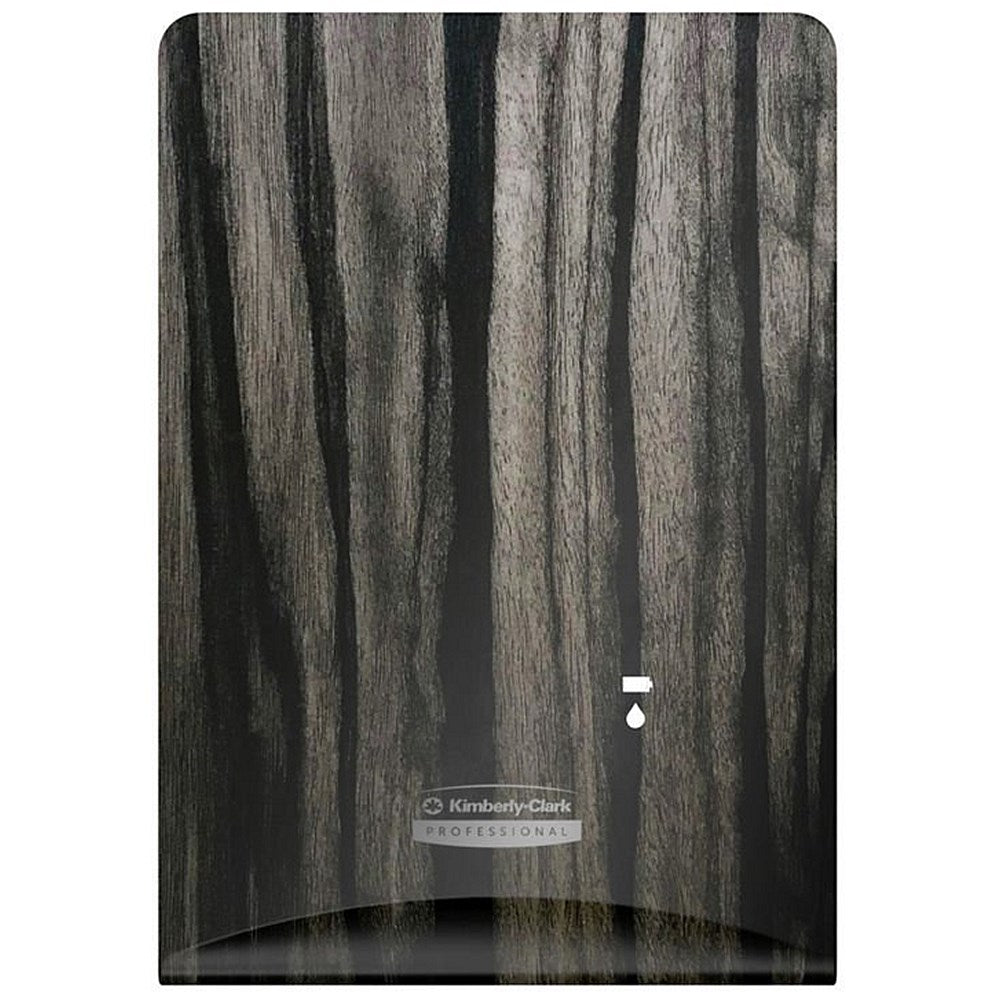 Kimberly Clark Icon Faceplate for Automatic Soap/Sanitiser Dispenser, Ebony Woodgrain