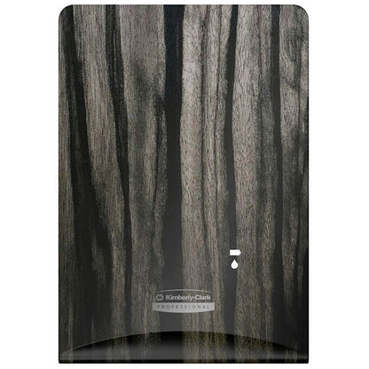 Kimberly Clark Icon Faceplate for Automatic Soap/Sanitiser Dispenser, Ebony Woodgrain