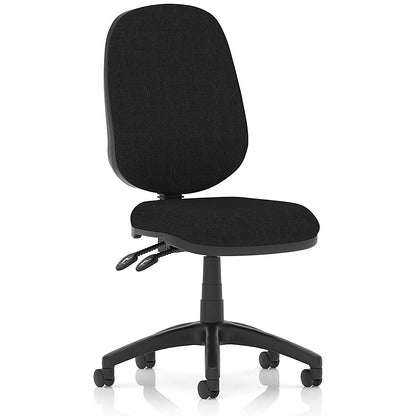 Luna II Lever Task Operator Chair, Black