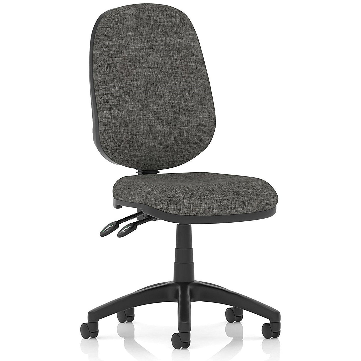 Luna II Lever Task Operator Chair, Charcoal