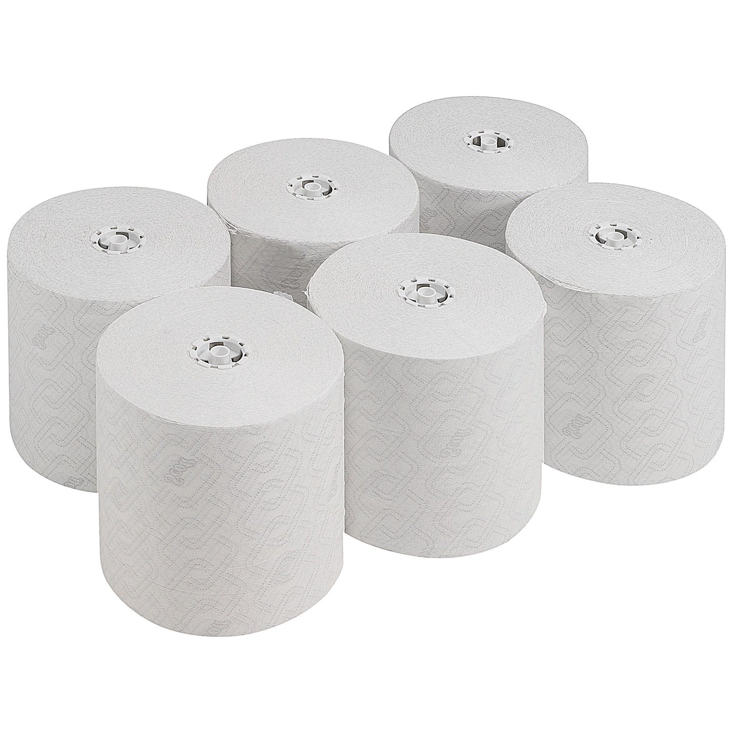 Scott Essential 1-Ply Paper Hand Towel Roll, 350m, White, Pack of 6