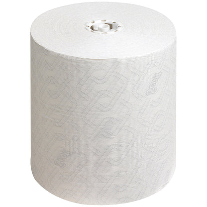 Scott Essential 1-Ply Paper Hand Towel Roll, 350m, White, Pack of 6