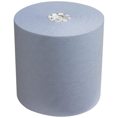 Scott Essential 1-Ply Paper Hand Towel Roll, 350m, Blue, Pack of 6