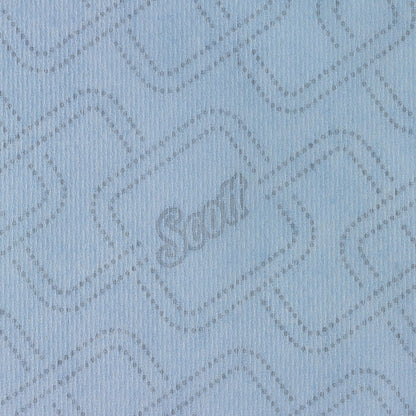 Scott Essentials 1-Ply Slimroll Hand Towel Roll, 190m, Blue, Pack of 6