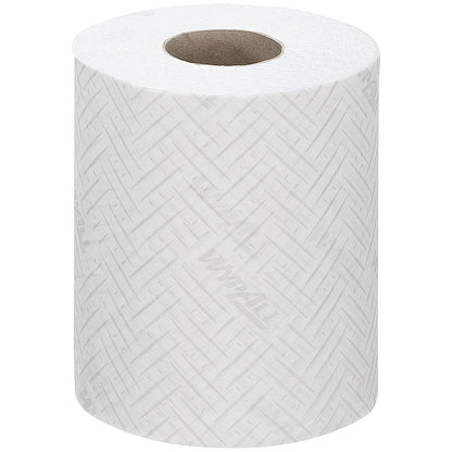 Wypall L10 1-Ply Hygiene Centrefeed Paper Roll, 163m, White, Pack of 6