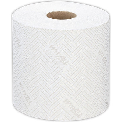 Wypall L10 1-Ply Food and Hygiene Centrefeed Roll, 304m, White, Pack of 6