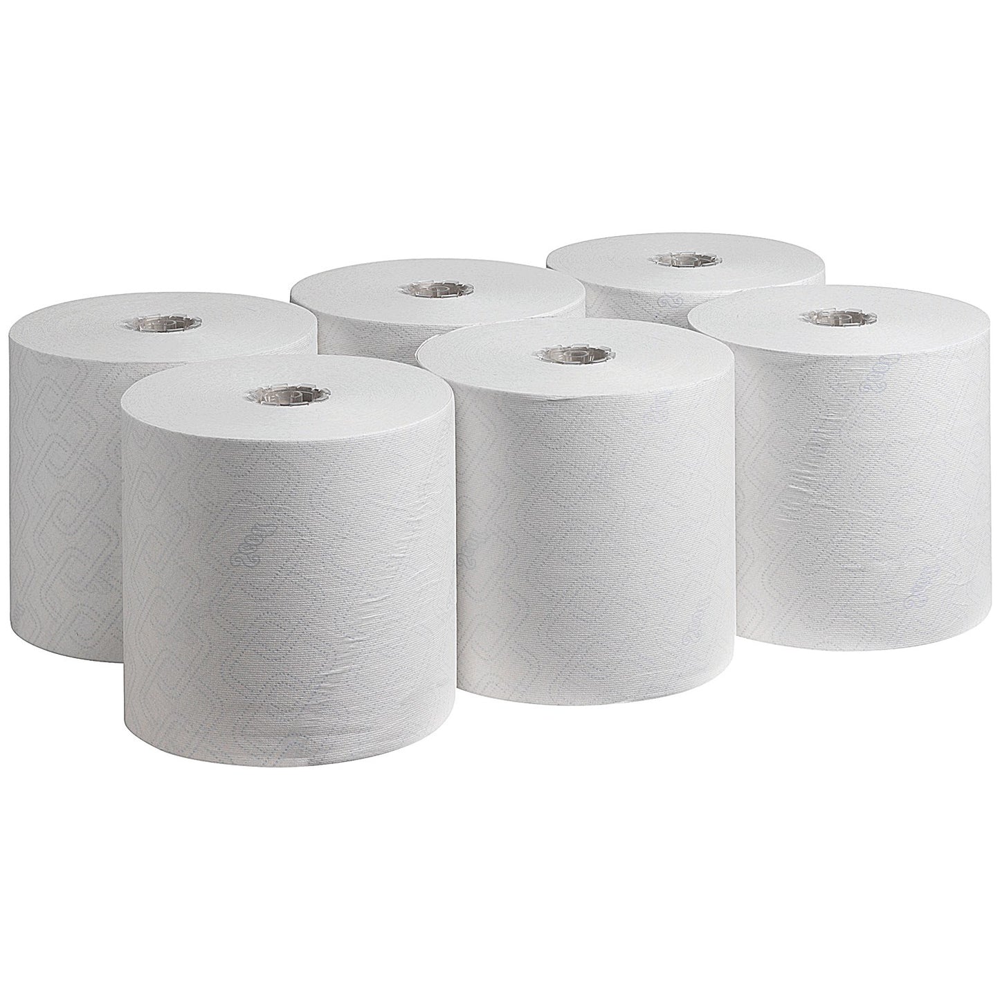 Scott Control 1-Ply Hand Towel Roll, 300m, White, Pack of 6