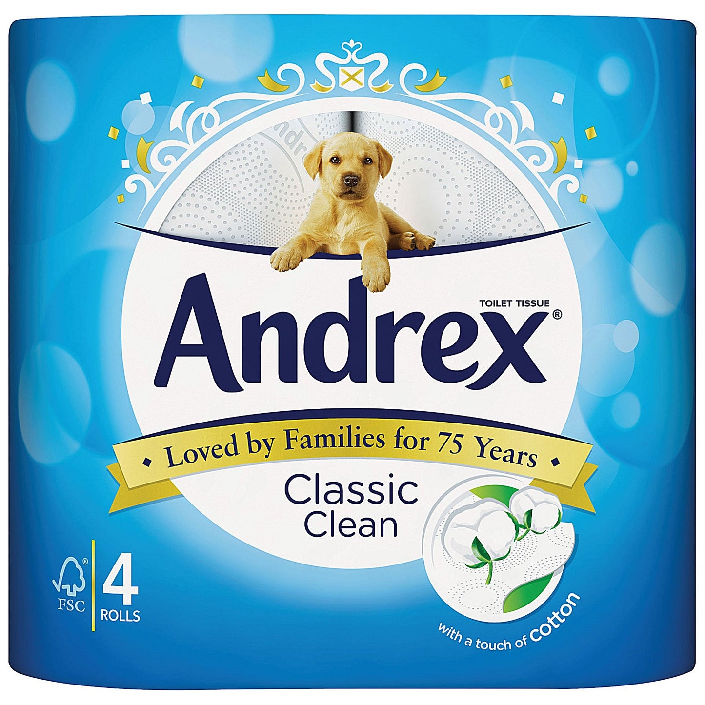 Andrex Classic Clean Toilet Roll, Pack of 24