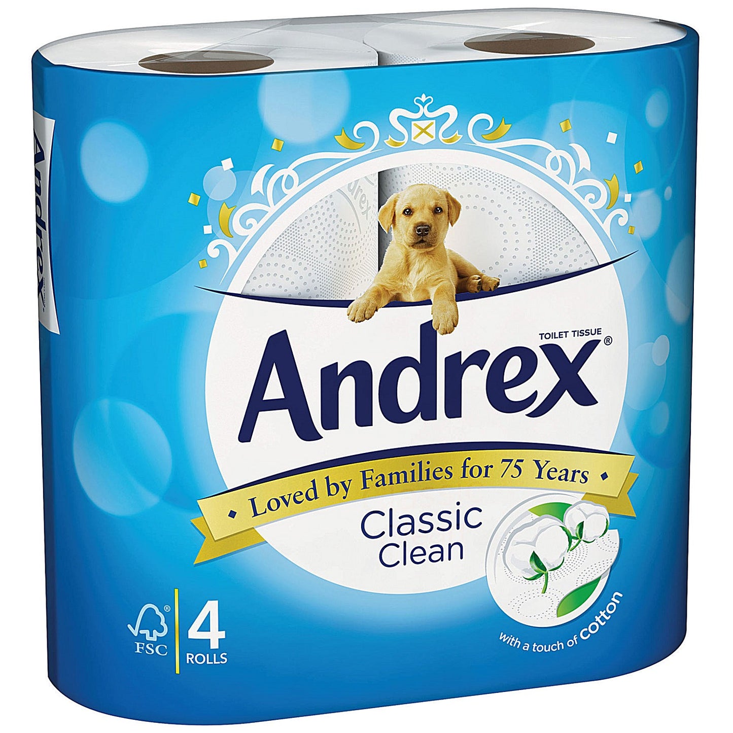Andrex Classic Clean Toilet Roll, Pack of 24