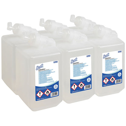 Scott Alcohol Foam Hand Sanitiser 1L (Pack of 6) 6392