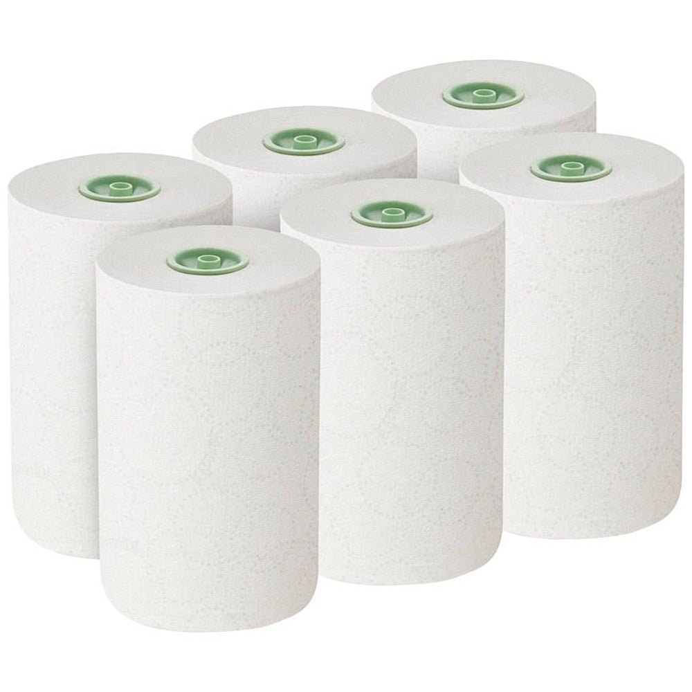 Kleenex Slimroll 1-Ply Hand Towels Rolled E-Roll White (Pack of 6) 6648