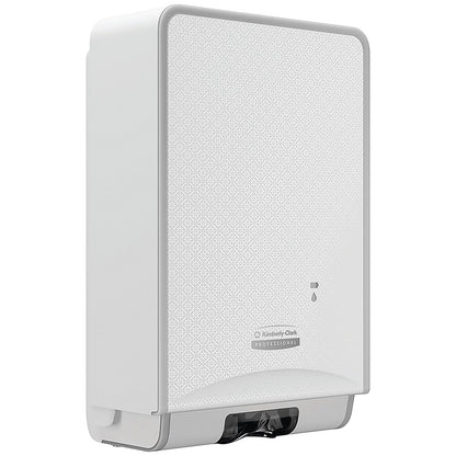 Kimberly Clark Icon Auto Soap and Sanitiser Dispenser White Mosaic Faceplate