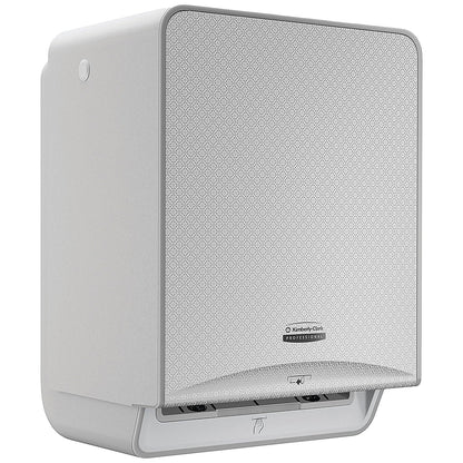 Kimberly Clark Icon Automatic Rolled Hand Towel Dispenser Silver Mosaic Faceplate