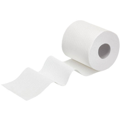 Kleenex Toilet Rolls, 3-Ply, 195 Sheets Per Roll, Pack of 72