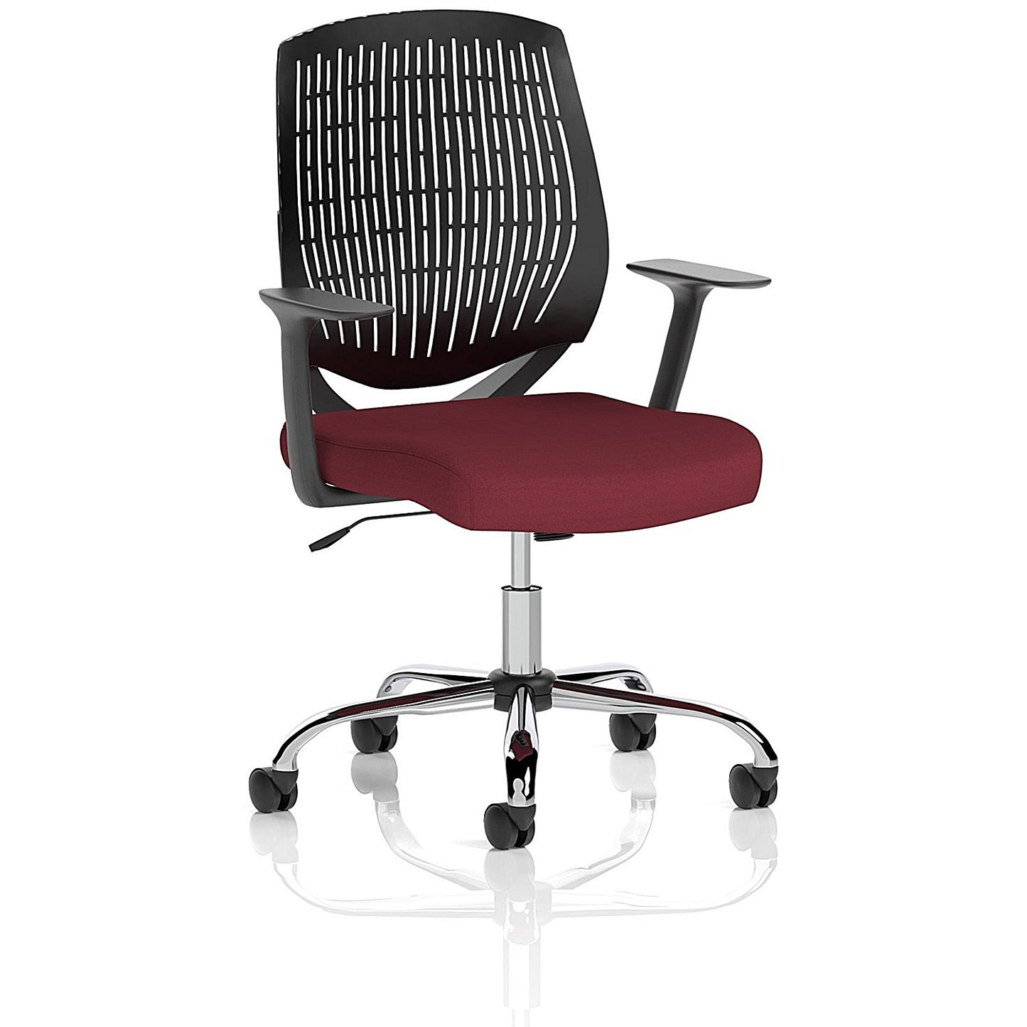 Dura Task Operator Chair, Fixed Height Arms, Ginseng Chilli