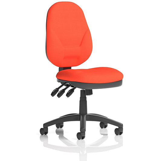 Eclipse Plus XL Operator Chair, Tabasco Orange