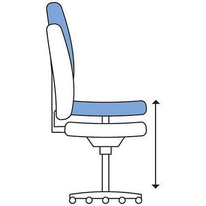 Eclipse Plus III Operator Chair, Tabasco Orange