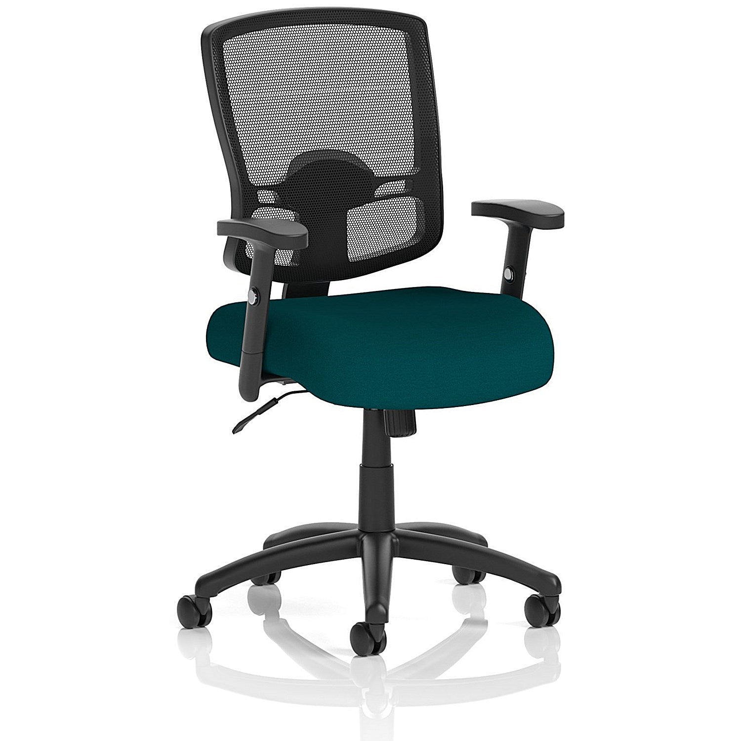 Portland Task Operator Mesh Back Chair, Height Adjustable Arms, Maringa Teal Easy2Order : KCUP0479