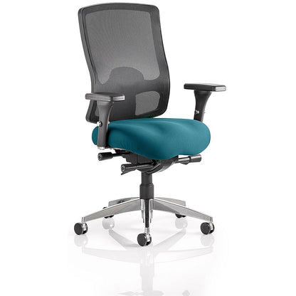 Regent Task Operator Mesh Back Chair, Height Adjustable Arms, Maringa Teal