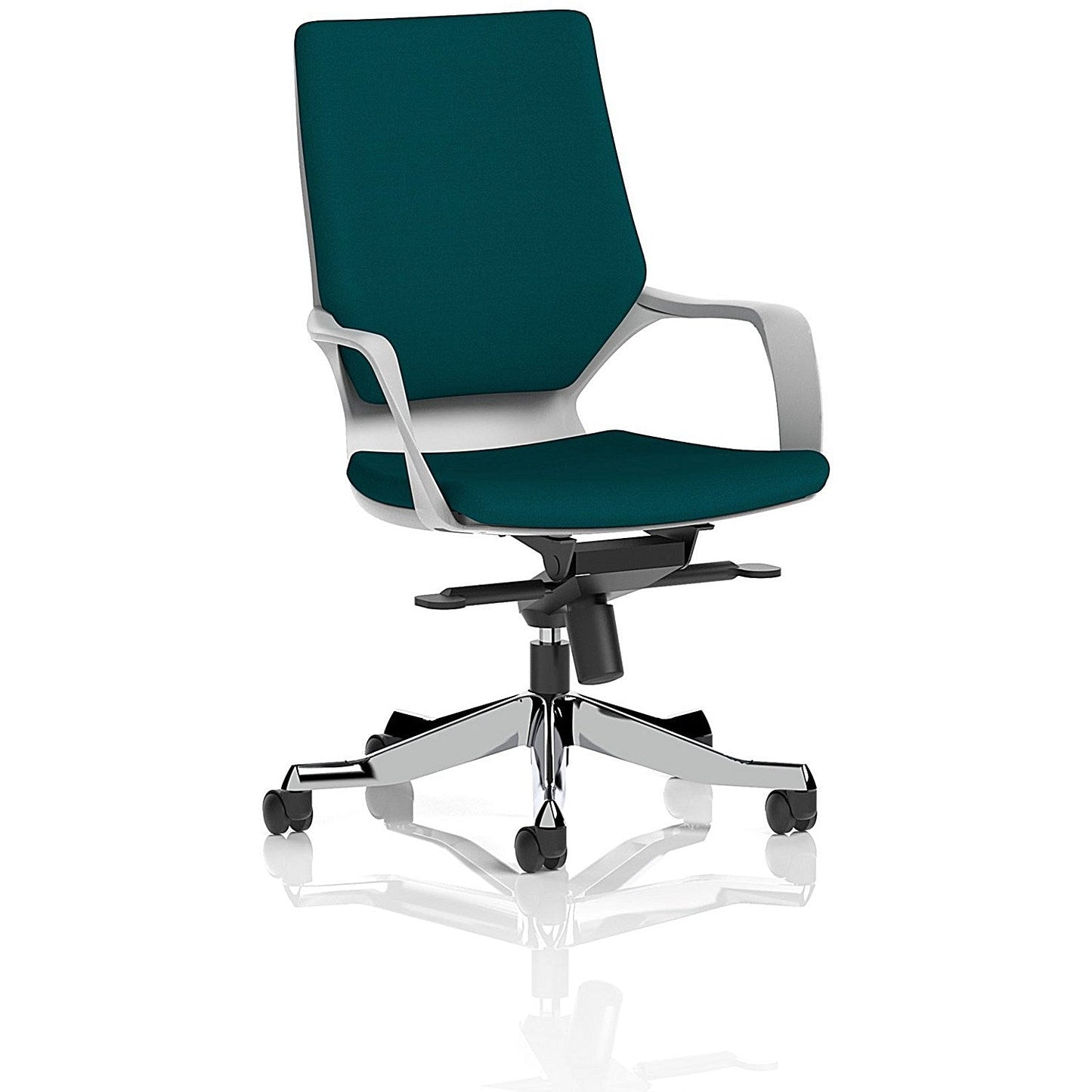 Xenon Medium Back Executive Chair, Fixed Height Arms, Maringa Teal Easy2Order : KCUP0615
