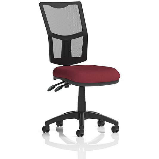 Eclipse Plus II Mesh Back Operator Chair, Ginseng Chilli