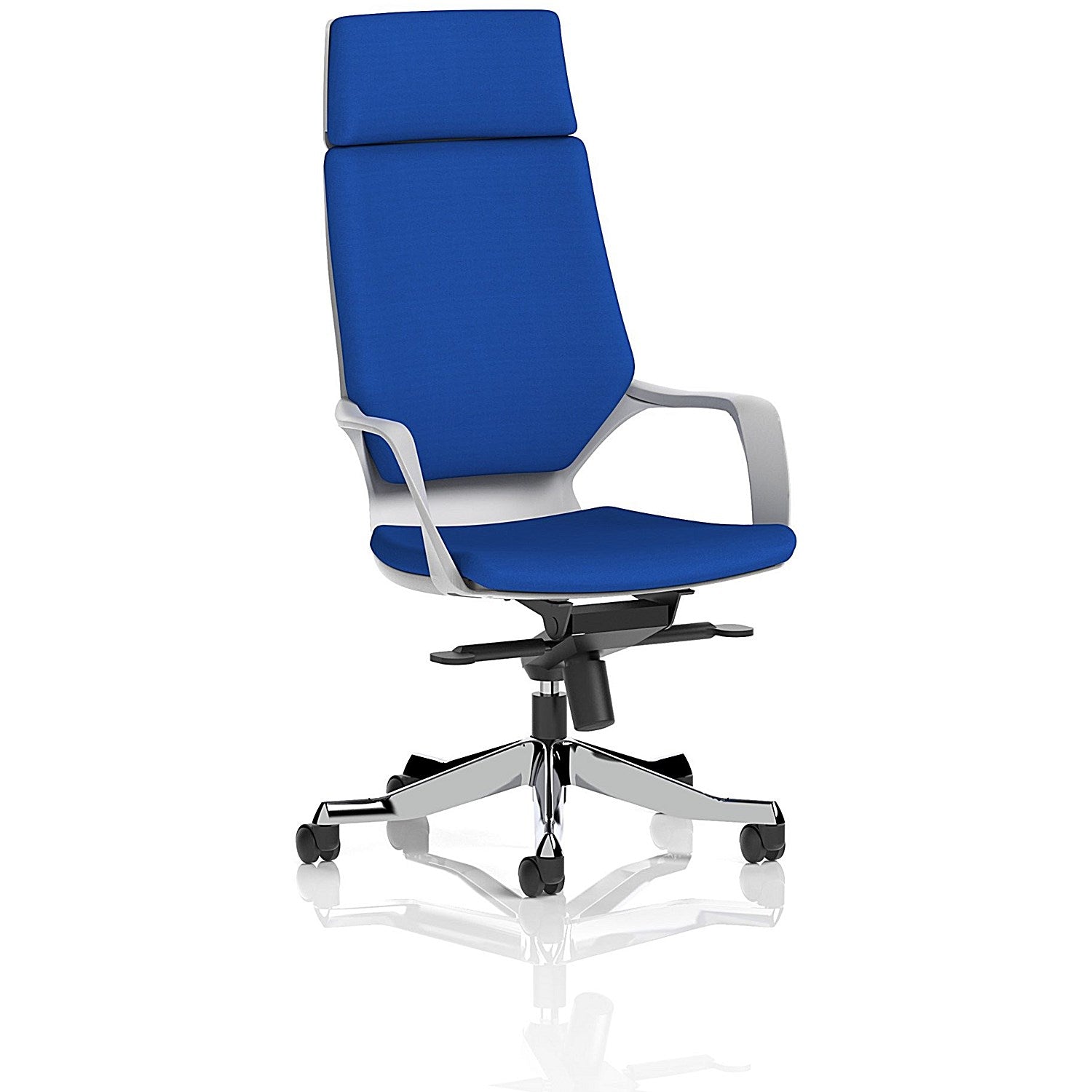 Xenon High Back Executive Chair, Headrest, Fixed Height Arms, Stevia Blue Easy2Order : KCUP1180