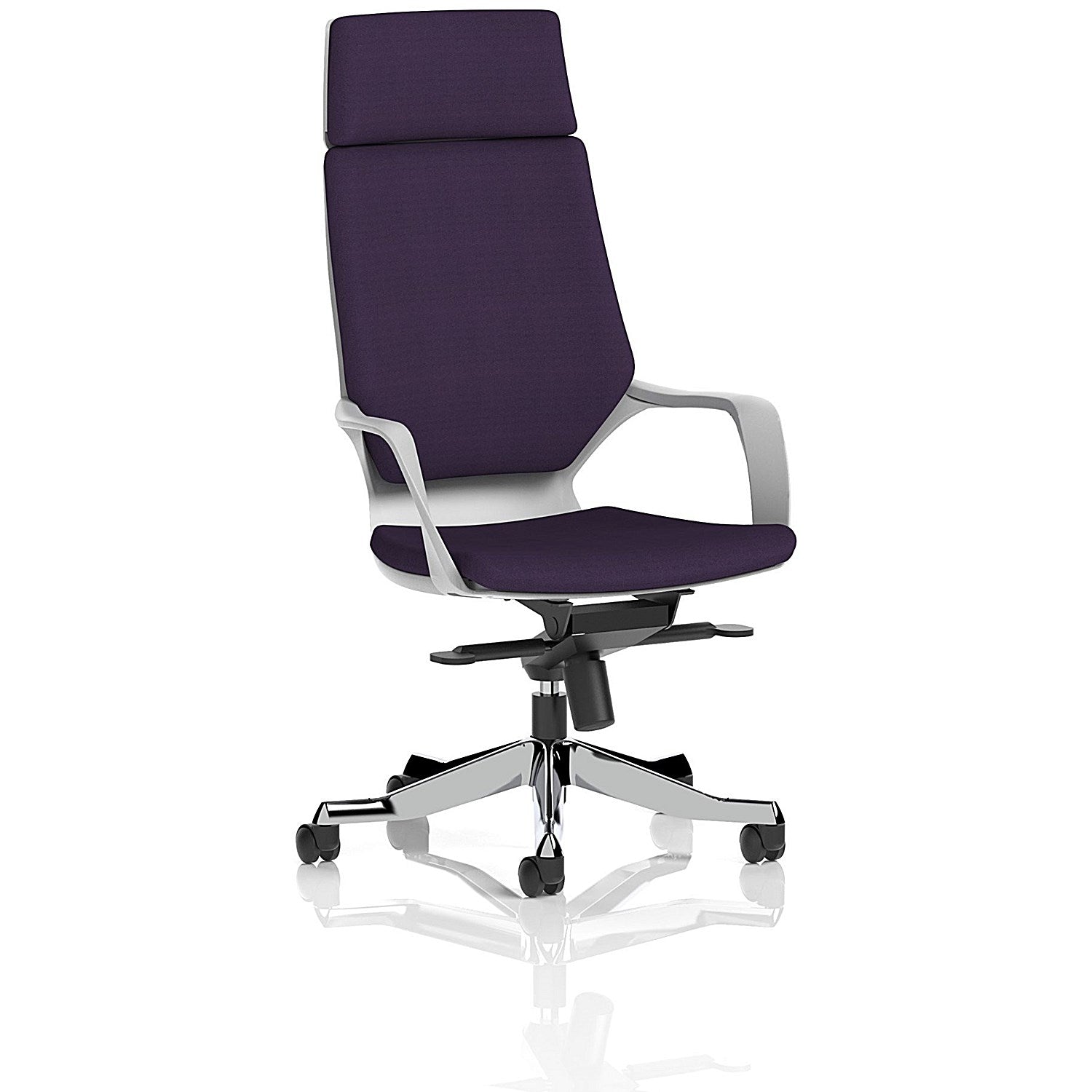 Xenon High Back Executive Chair, Headrest, Fixed Height Arms, Tansy Purple Easy2Order : KCUP1185
