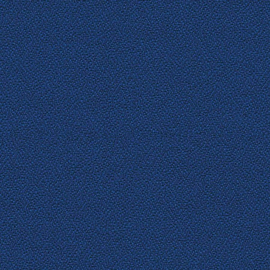 ISO Black Frame Mesh Back Stacking Chair, Stevia Blue Fabric Seat, Pack of 4