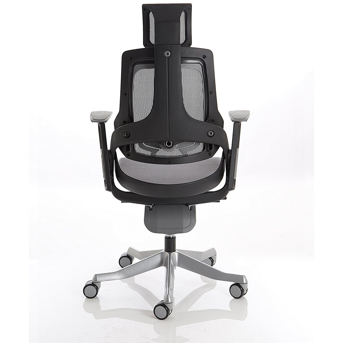Zure Executive Mesh Back Chair, Headrest, Height Adjustable Arms, Charcoal