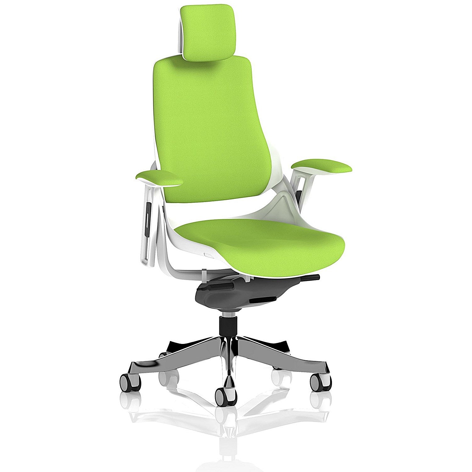Zure Executive Chair, Headrest, Height Adjustable Arms, Myrrh Green Easy2Order : KCUP1285