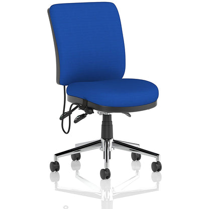 Chiro Medium Back Operator Chair, Stevia Blue