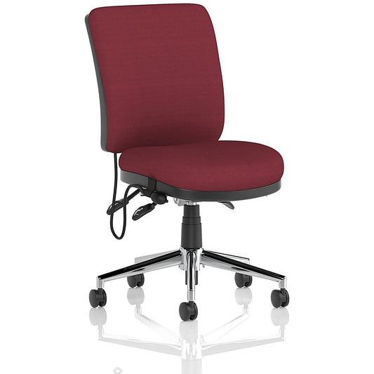 Chiro Medium Back Operator Chair, Ginseng Chilli
